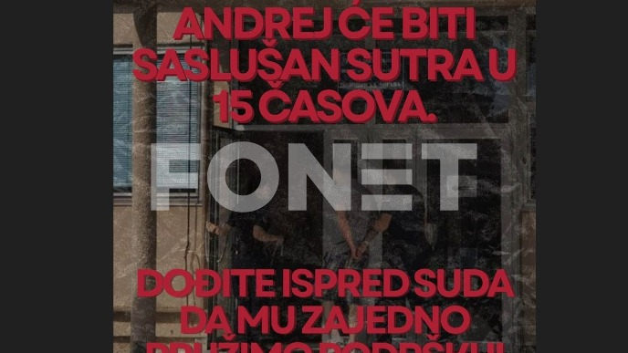 Podrška Andreju Tanku